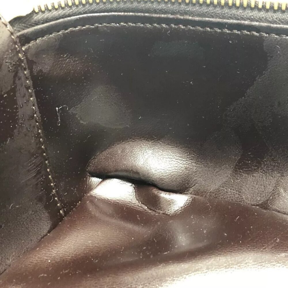 GUCCI 032.1956 Old Gucci Bamboo Hand Bag Pouch Vanity bag Brown/GoldHardware - Picture 16 of 16